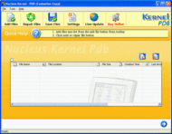 Kernel Palm PDB - File Repair Software screenshot